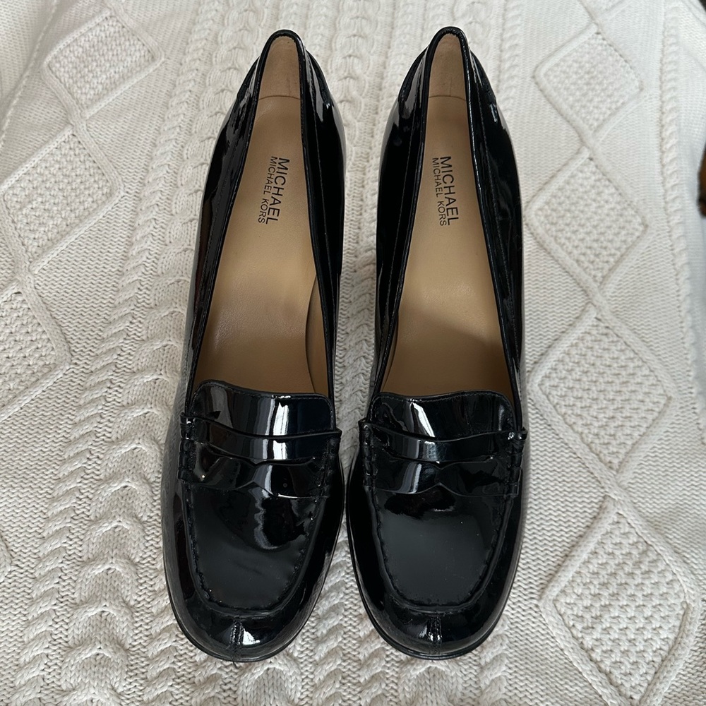 Michael Kors Leather Loafers with heel